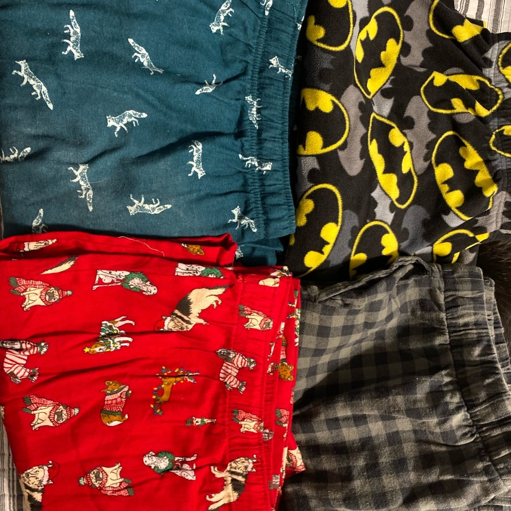 FOUR PAIRS of sleep pants!